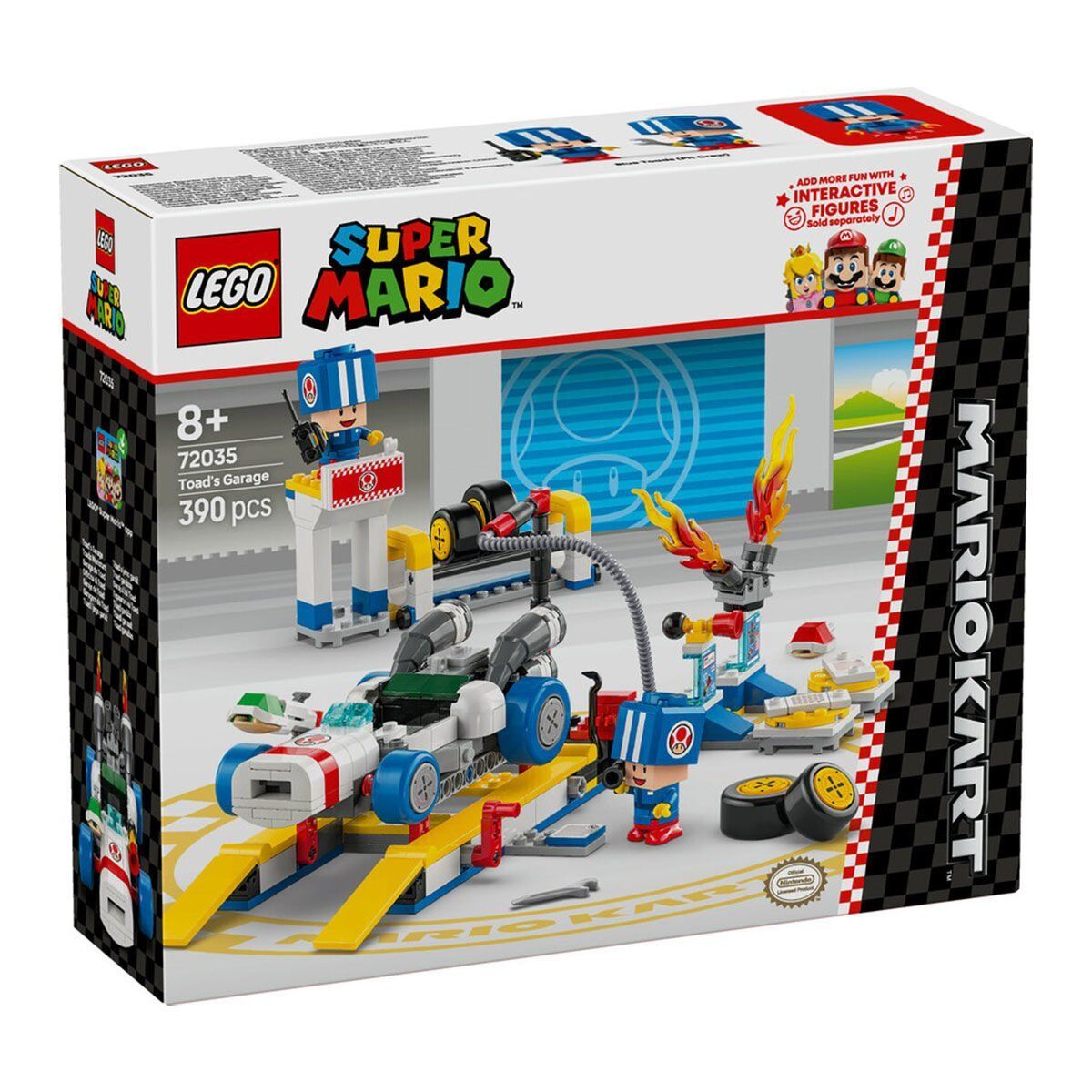 72035 Lego Super Mario Mario Kart – Toadun Garajı 390 parça +8 yaş