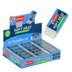 Mikro 2B-30 Beyaz Nano Silgi 30lu