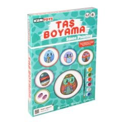 5307 Kumtoys Taş Boyama - Stone Painting / +6 yaş