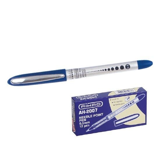 AH-2007 Mavi Aihao İğne Uçlu Kalem 0.5 mm 12li