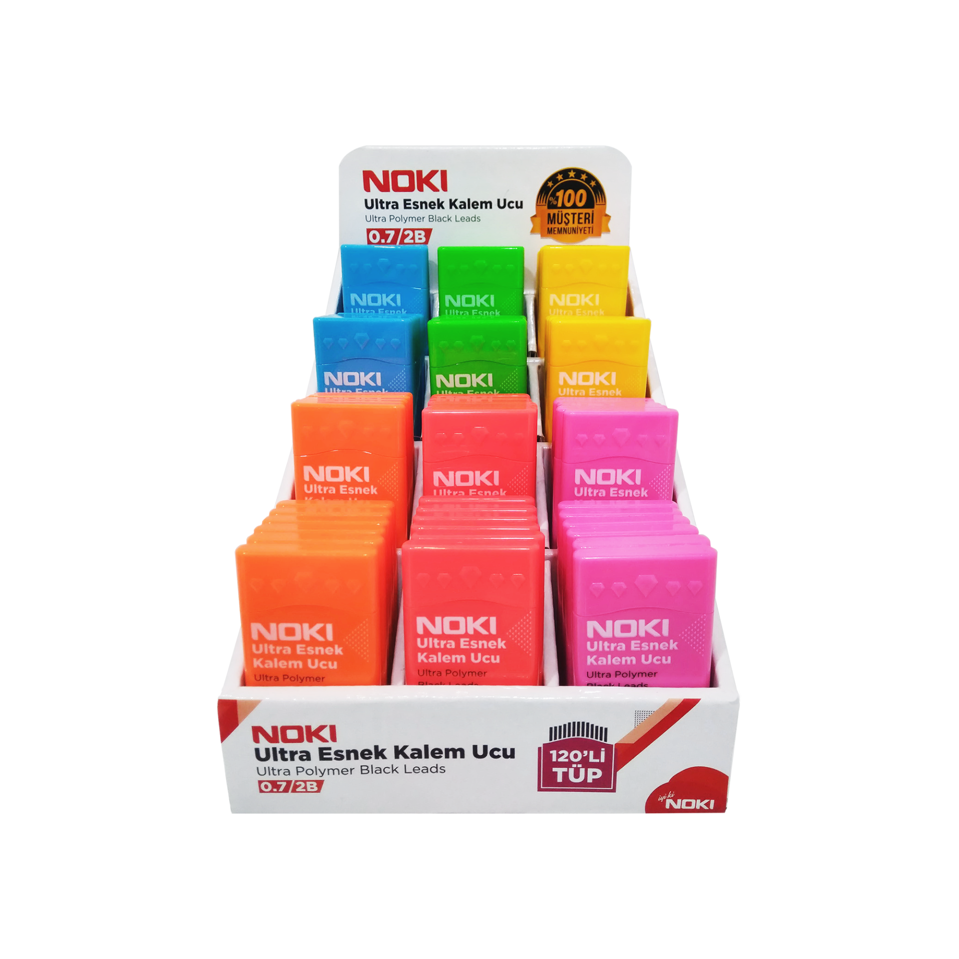 7216-72-Noki 0,7 Min 2B 60 mm 120li 72 Tüp Standlı
