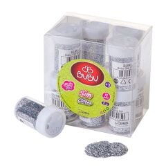 Bubu-Sm0003 Gümüş Toz Sim 12li