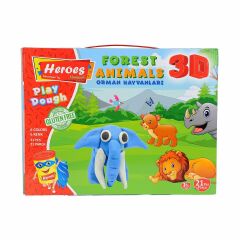 ERN-571 HEROES 3D ORMAN HAYVANLARI SETİ