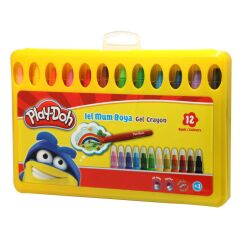 Play-Cr014 Playdoh Jel Mum Boya 12 Renk Pp Kut