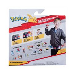 POK 95283-U Pokemon Clip N Go Pokeball Kemer ve Figür Seti Seri 1 -Necotoys