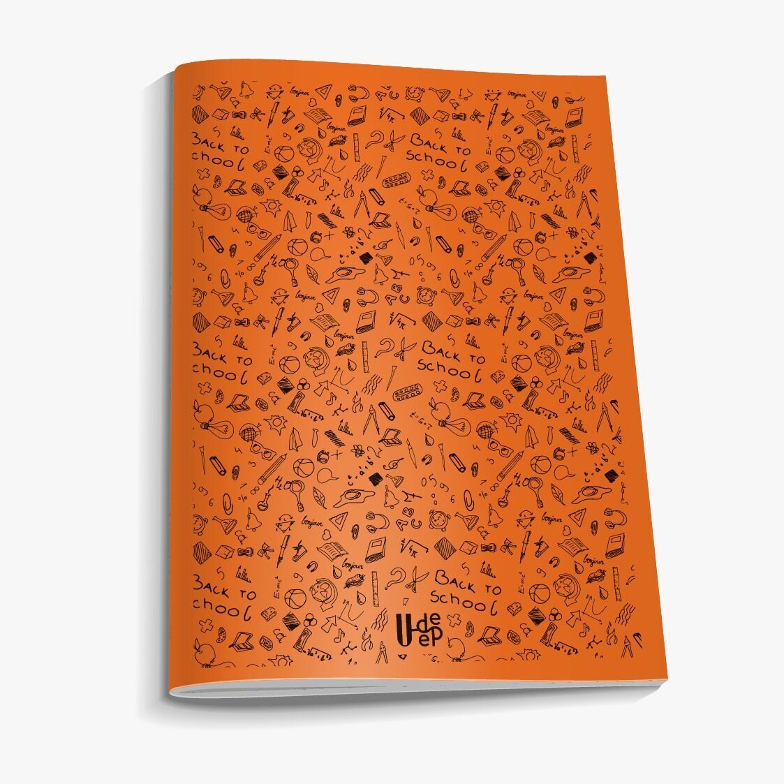 U-Deep 40/4 A4 Boy Plastik Kapak Kareli Metod Defteri 12li