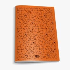 U-Deep 40/4 A4 Boy Plastik Kapak Kareli Metod Defteri 12li