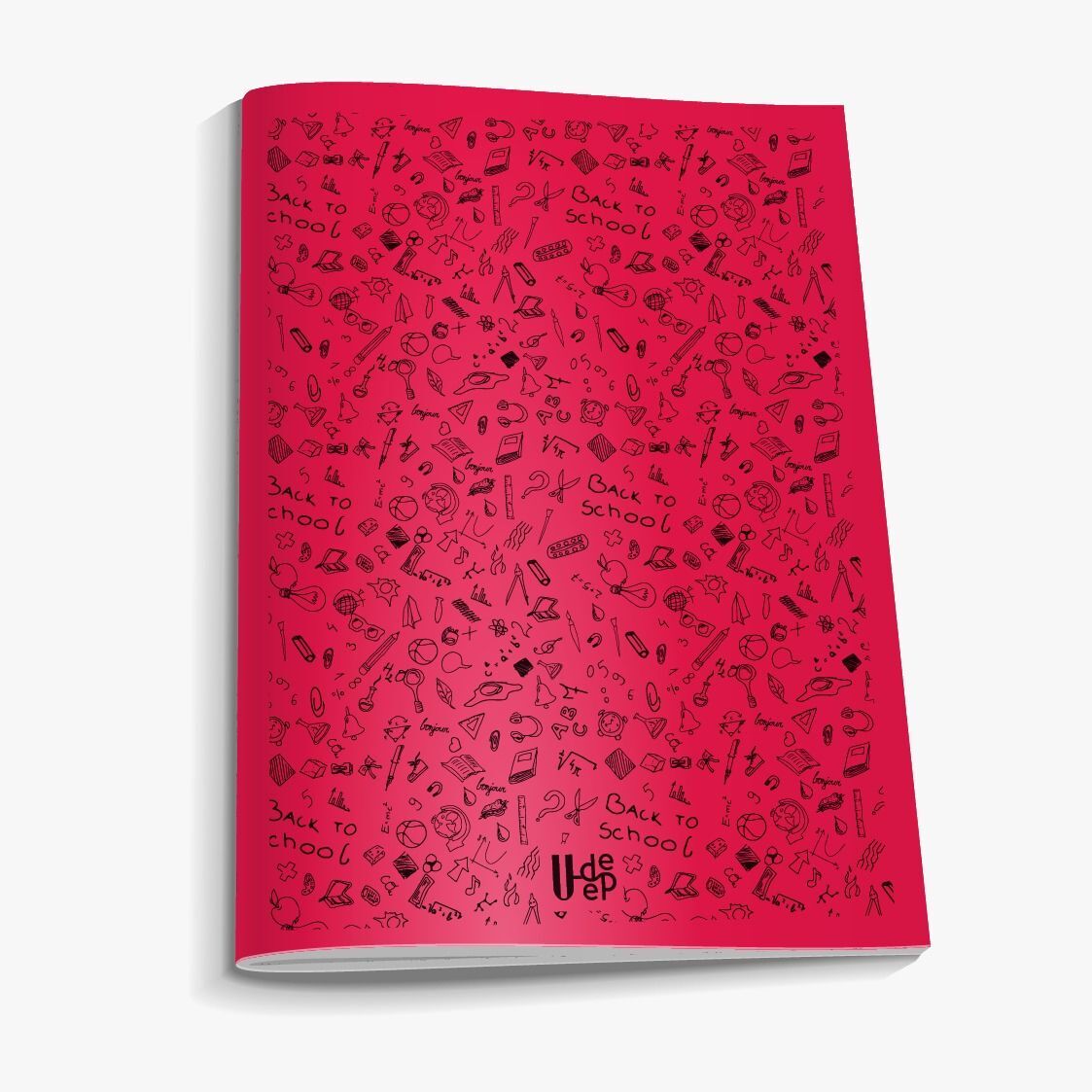 U-Deep 60/1 A4 Boy Plastik Kapak Çizgili Metod Defteri 12li