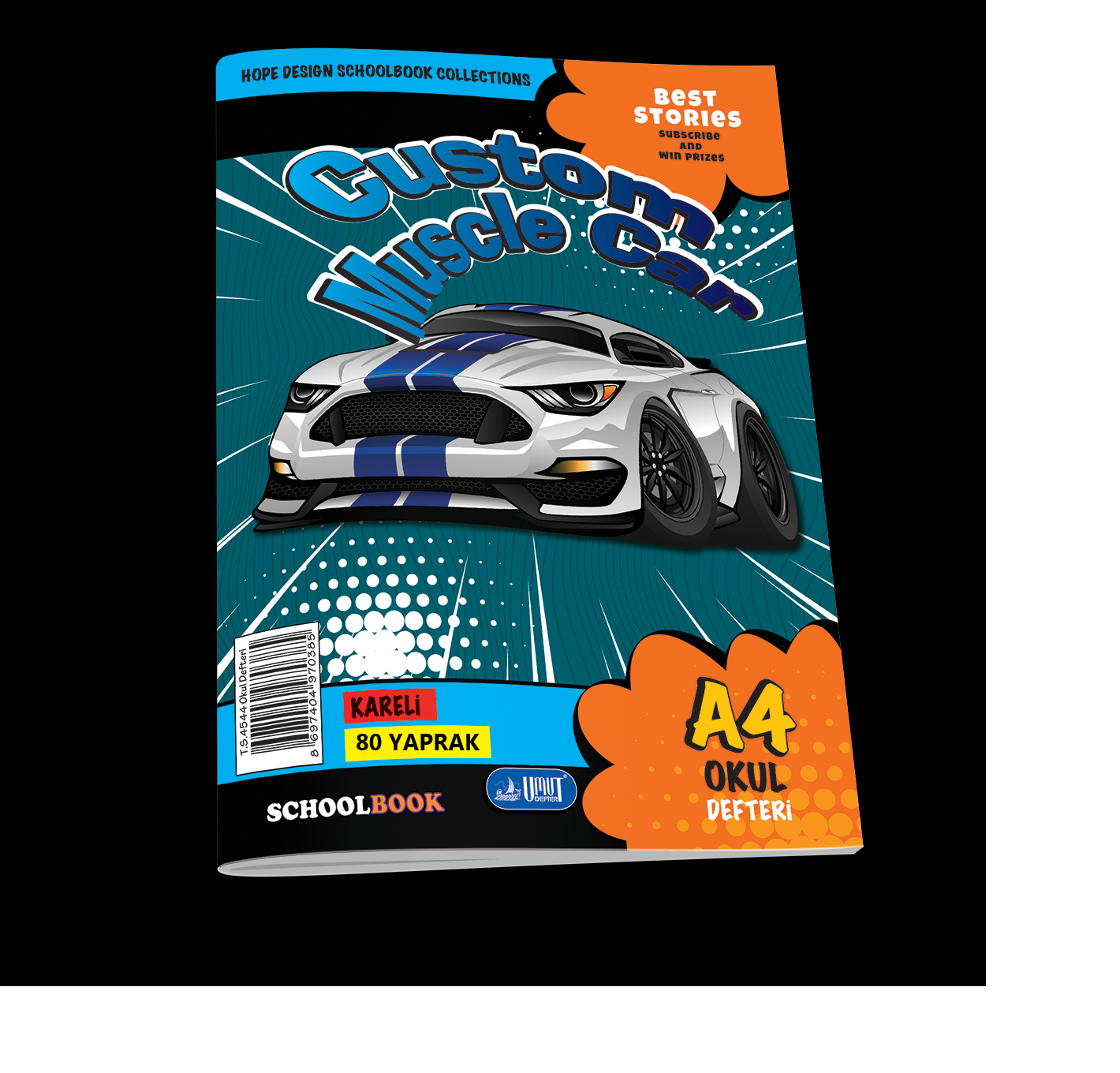 80/0 A4 Boy Çizgisiz Metod Defteri 12li