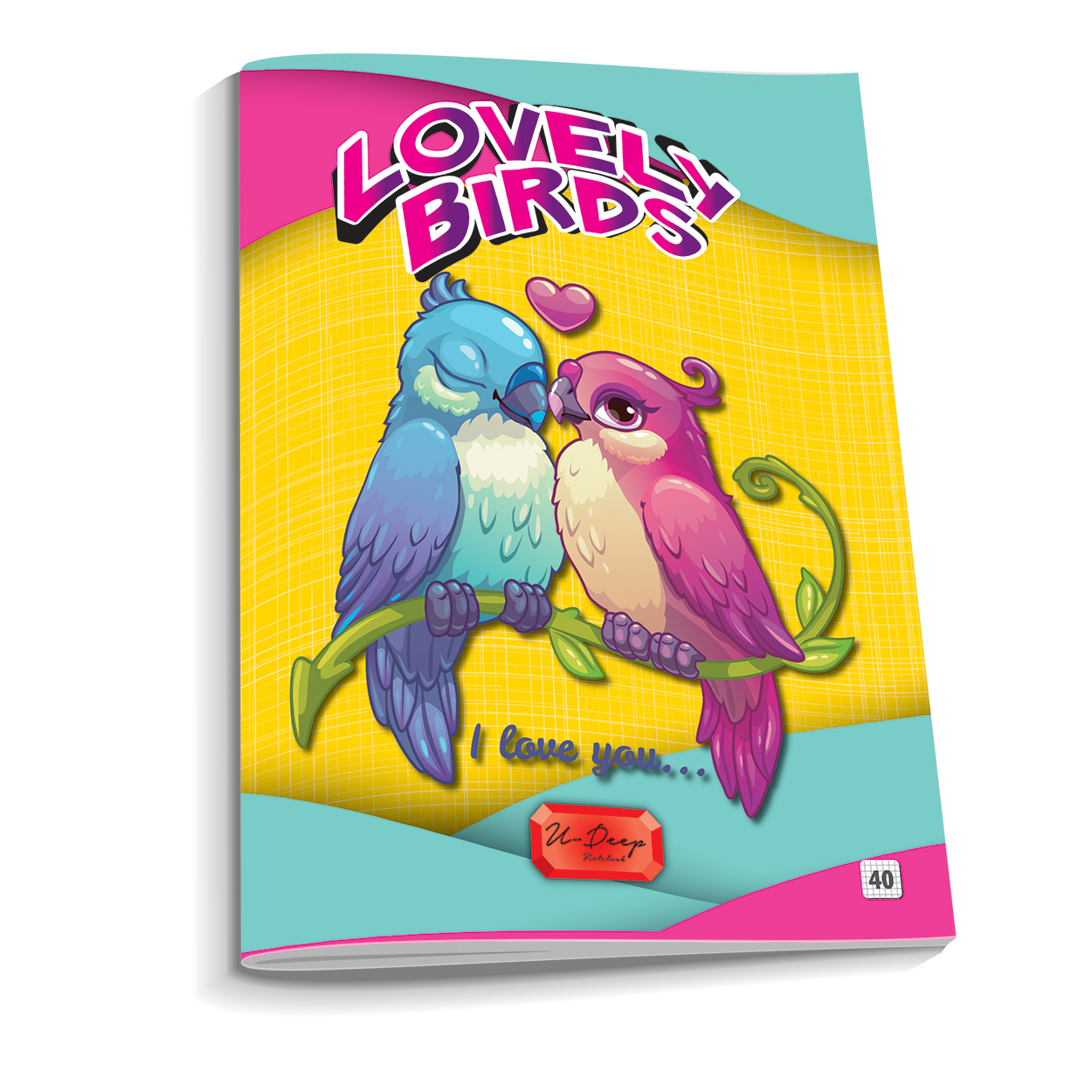 U-Deep 100/4 A4 Büyük Boy Kareli Metod Defteri 12li