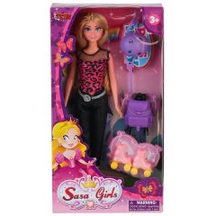 WG-115070  Aksesuarlı Patenci Bebek 29 cm - Vardem Oyuncak