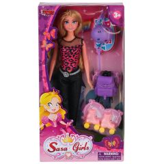 WG-115070  Aksesuarlı Patenci Bebek 29 cm - Vardem Oyuncak