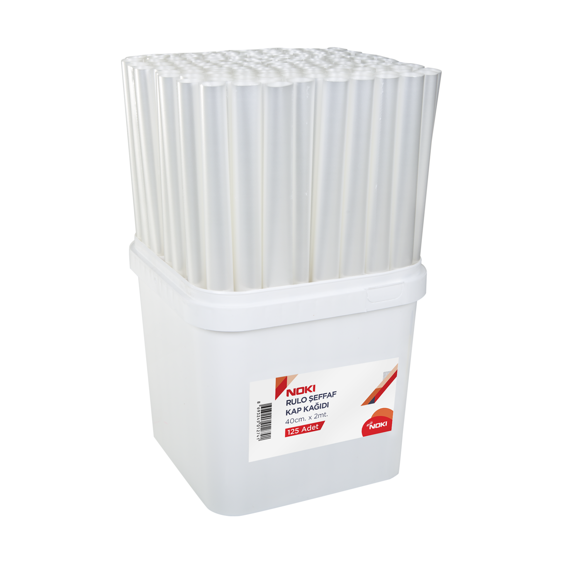53100S-Noki Rulo Kaplık Şeffaf 125li