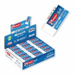 Mikro 2B-24TR Beyaz Soft Silgi 24lü