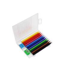 50130/Fatih 12 Renk Uzun Polymer Crayons (Mum Boya) PP Kutu