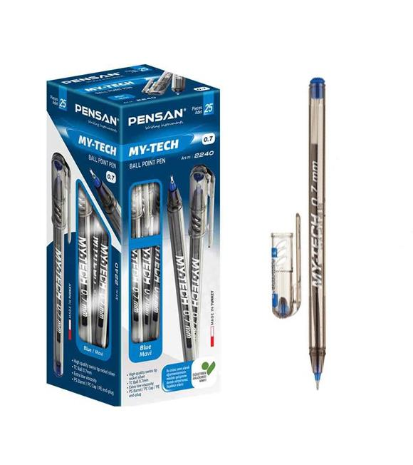 Pensan My-Tech Tükenmez Kalem Mavi 25 Adet