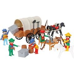 04 003 Mini Mekanik Seri 3 Kovboy Arabası -Pilsan Oyuncak