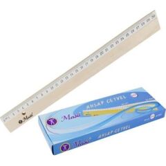 Masis Ahşap Cetvel 30 cm CT01 24 Adet