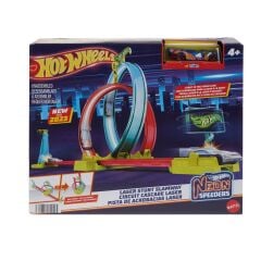 HPC05 Hot Wheels Neon Yarışlar Çifte Çemberde Yarış Seti