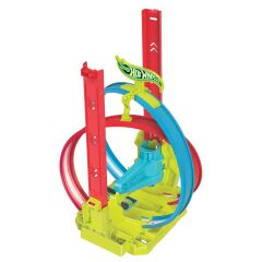 HPC05 Hot Wheels Neon Yarışlar Çifte Çemberde Yarış Seti
