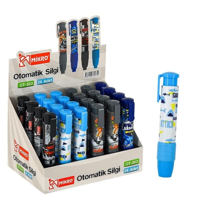 Mikro OT303 Otomatik Silgi 24 Adet