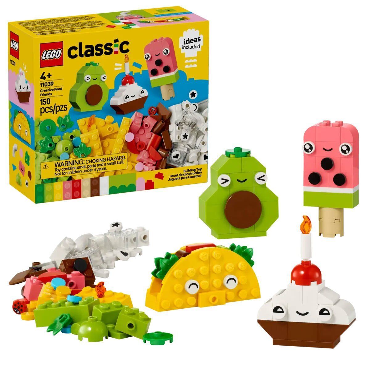 11039 Lego Classic Yaratıcı Yiyecek Arkadaşlar 150 parça +4 yaş