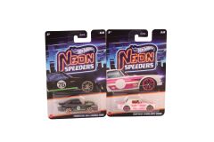 HLH72 Hot Wheels Neon Yarışlar Temalı Arabalar