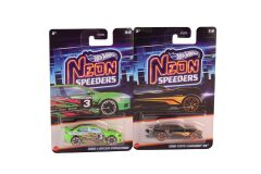 HLH72 Hot Wheels Neon Yarışlar Temalı Arabalar