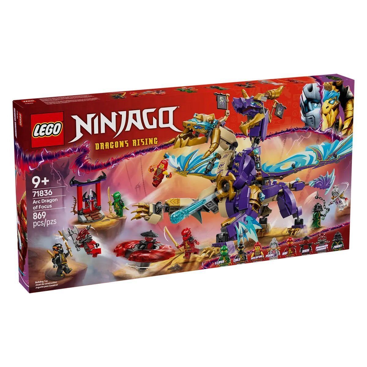 71836 Lego Ninjago Focusun Ark Ejderhası 869 parça +9 yaş