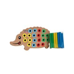 KM5655 Ahşap Kirpi Bultak -Kumtoys