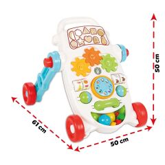 07 539 Happy İlk Adım Arabası Pembe -Pilsan Oyuncak