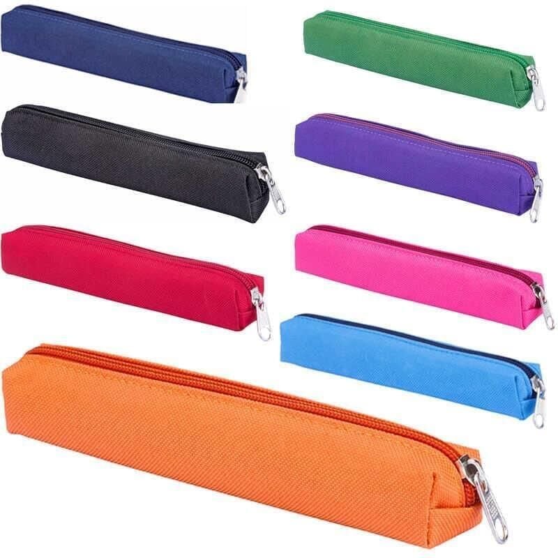 Tek Fermuarlı Sosis Kalem Çantası 12 Adet