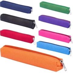 Tek Fermuarlı Sosis Kalem Çantası 12 Adet