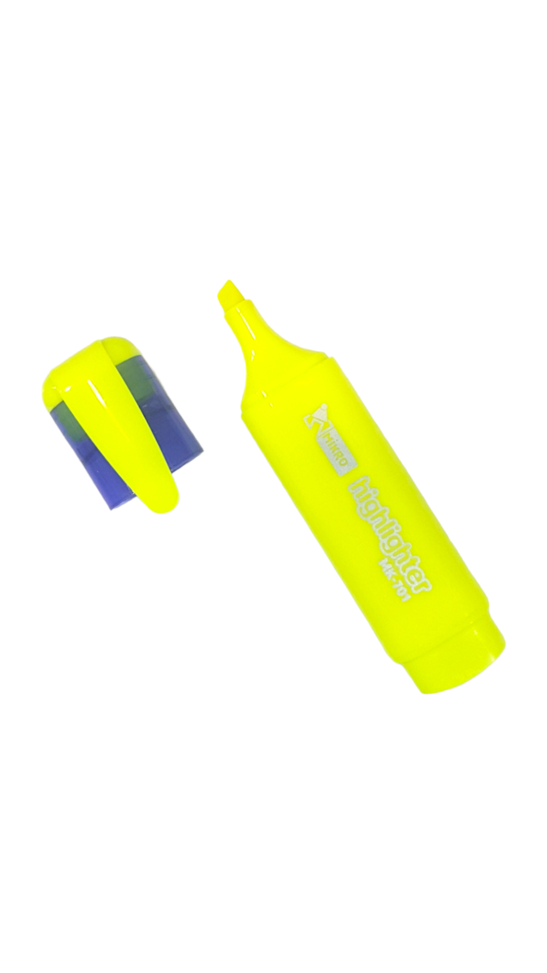 Mikro 701-12 Sarı Fosforlu Kalem 12li