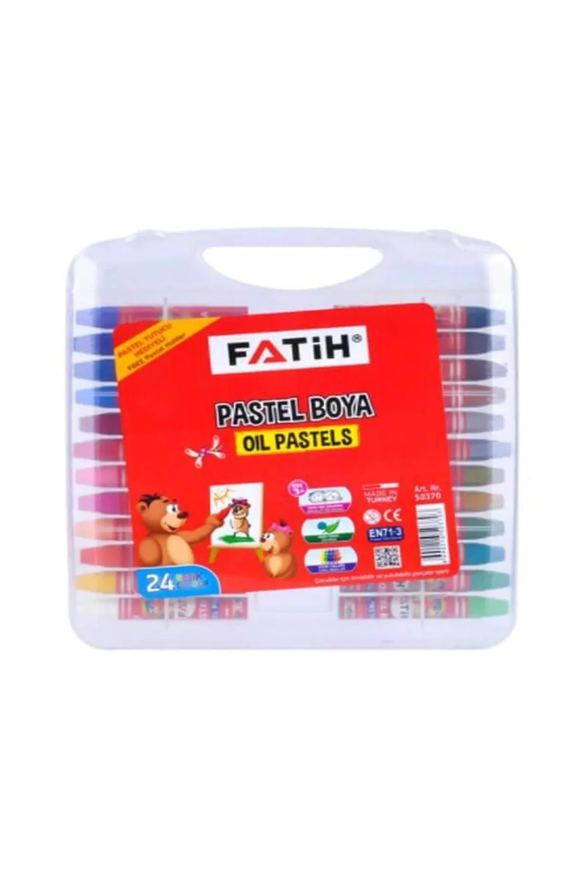 50370/FATIH CANTALI PASTEL BOYA 24 RENK KING SIZE