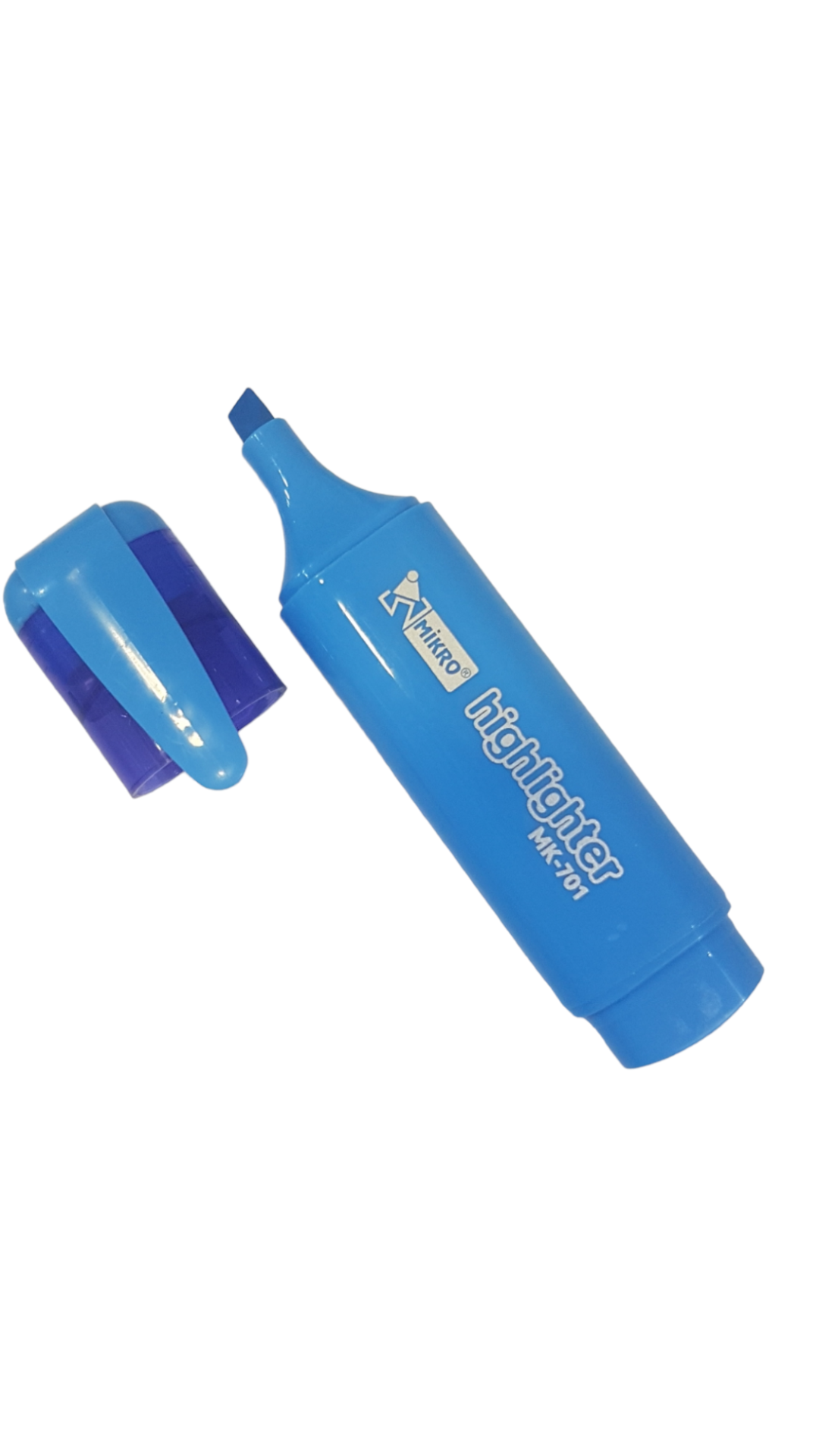 Mikro 701-12 Mavi Fosforlu Kalem 12li