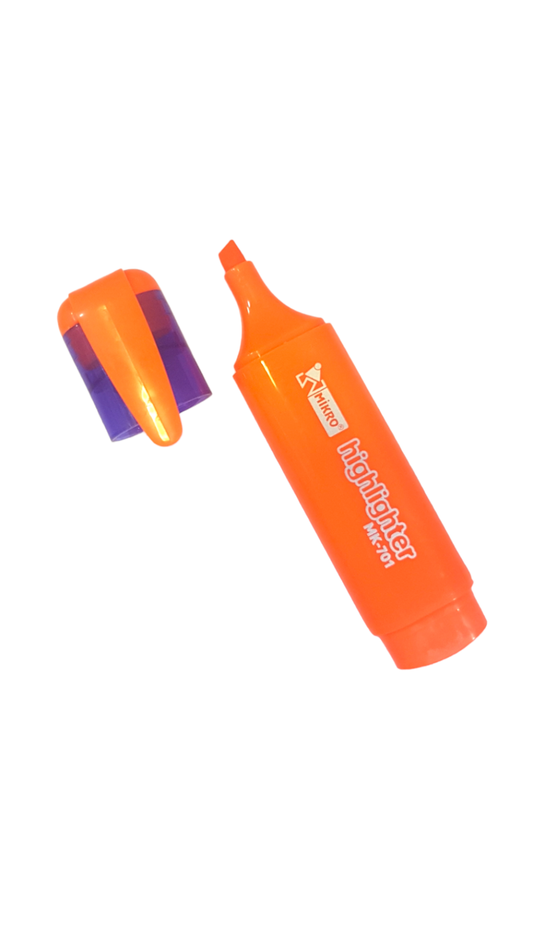Mikro 701-12 Turuncu Fosforlu Kalem 12li