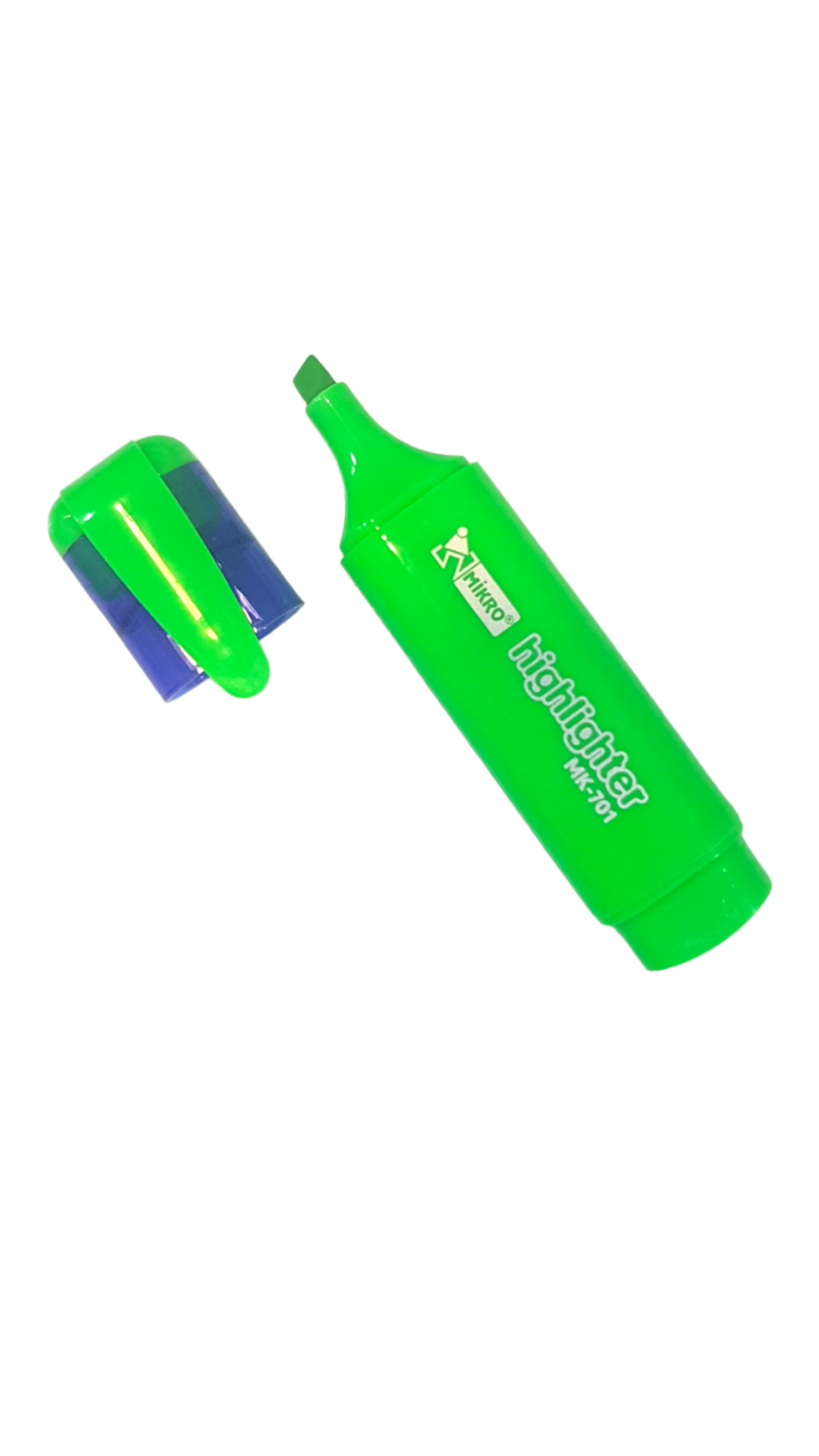 Mikro 701-12 Yeşil Fosforlu Kalem 12li