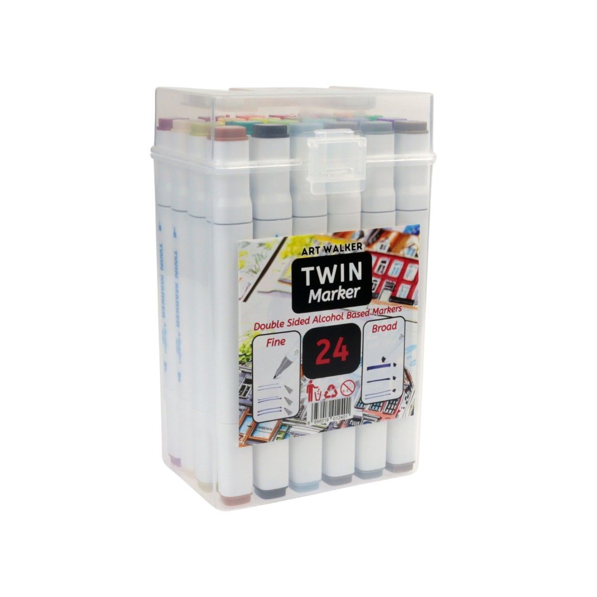 Mona Lisa Touch Black Marker 24 Renk
