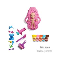 03943 Bebek Giydirme Hamur Seti 280 gr -Dede