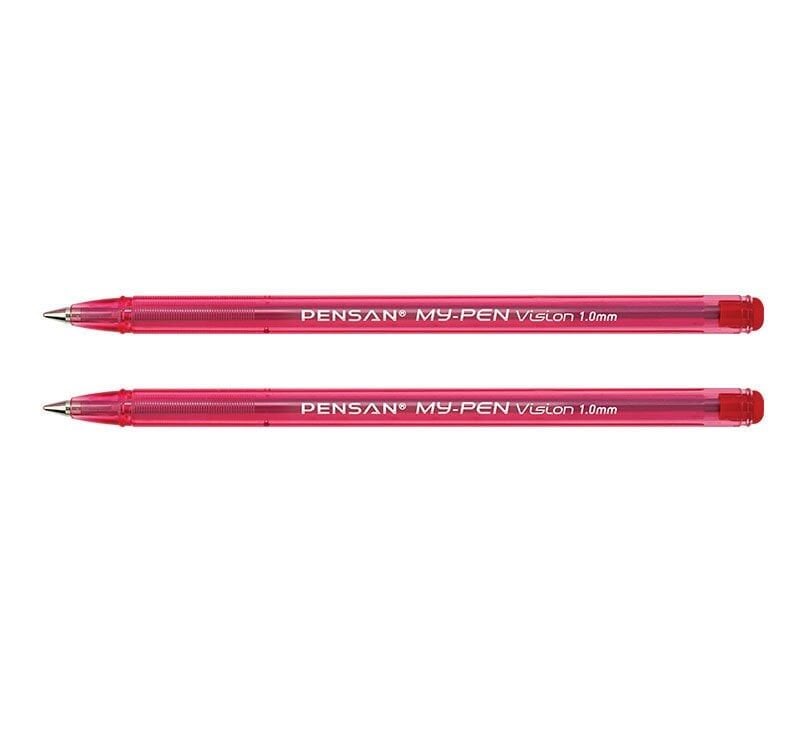 Pensan Kırmızı My-Pen Tükenmez Kalem 25 Li