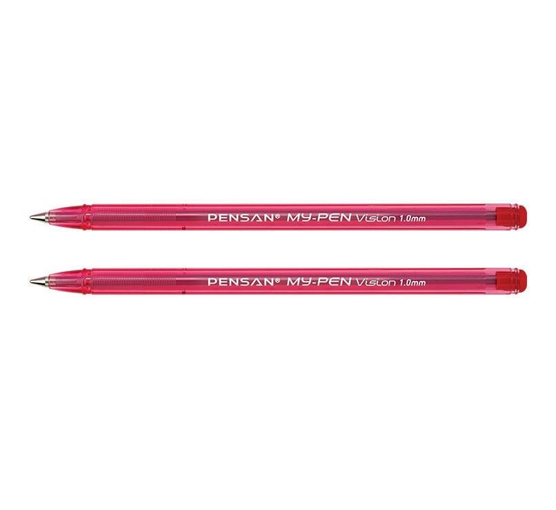 Pensan Kırmızı My-Pen Tükenmez Kalem 25 Li