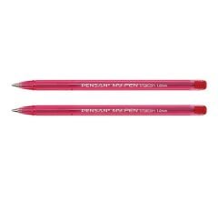 Pensan Kırmızı My-Pen Tükenmez Kalem 25 Li
