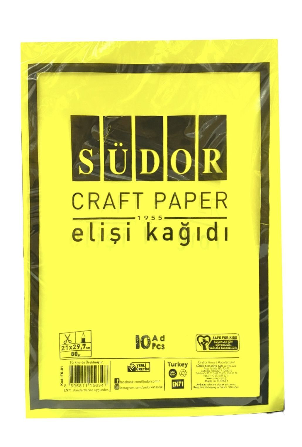 Südor FK01 El işi Kağıdı 10 Renk