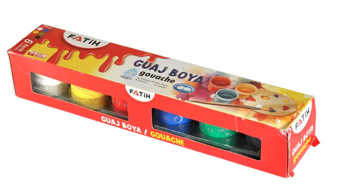 Fatih 6 Renk Guaj Boya 25ml x 6