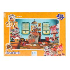 5208 Dedektif Reptır Frame Puzzle 35 Parça -CA Games
