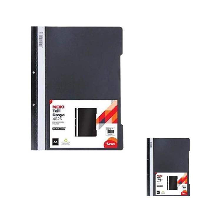 Noki Eco Telli Dosya Siyah 50 Adet