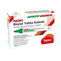 1664Y/NOKI BEYAZ TAHTA KALEMI 12 LI YESIL