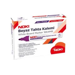 1664MR/NOKI BEYAZ TAHTA KALEMI 12 LI MOR