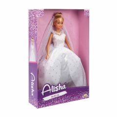 3381 SUN-RST-SIS-Gelinlikli Manken Bebek Alisha 29 cm - Sunman